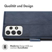 imoshion Luxuriöse Klapphülle Samsung Galaxy A53 - Dunkelblau