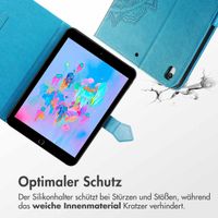 imoshion Mandala Klapphülle Apple iPad 9 (2021) 10.2 Zoll / iPad 8 (2020) 10.2 Zoll / iPad 7 (2019) 10.2 Zoll - Türkis