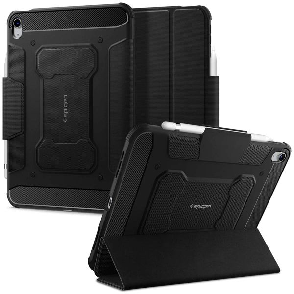 Spigen Rugged Armor Pro Klapphülle für das iPad 11 (2025) 11 Zoll / iPad 10 (2022) 10.9 Zoll - Schwarz