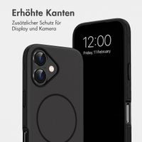 imoshion Color Backcover mit Thin MagSafe Ring Apple iPhone 16 - Schwarz