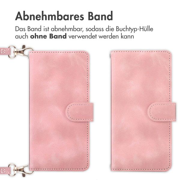 imoshion Klapphülle mit Kordel Samsung Galaxy S21 FE - Rosa