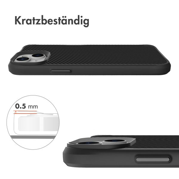 imoshion Rugged Hybrid Carbon Case für das Apple iPhone 14 - Schwarz