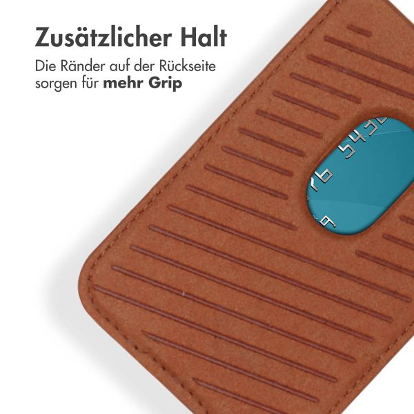 Accezz Leather Cardholder MagSafe - Kartenhalter mit MagSafe - Sienna Brown