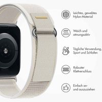 imoshion Nylon Trail Armband für das  Apple Watch Series 1 t/m 9 / SE (38/40/41 mm) | Series 10 / 11 (42 mm) - Polarstern