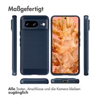 imoshion Brushed Back Cover Google Pixel 8 - Dunkelblau