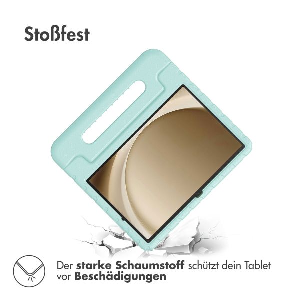 imoshion Schutzhülle mit Handgriff kindersicher Samsung Galaxy Tab A9 Plus - Soft Blue