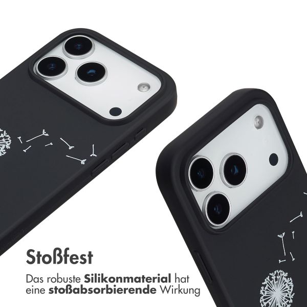 imoshion SilikonHülle design mit Band Apple iPhone 17 Pro - Dandelion Black