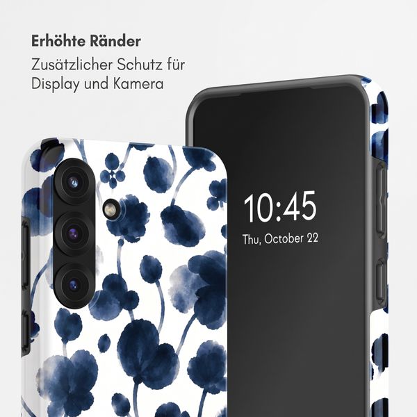 Selencia Vivid Back Cover Samsung Galaxy S25 - Midnight Blossom