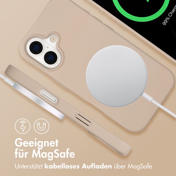 imoshion Color Backcover mit abnehmbarem Handykette und MagSafe Apple iPhone 17 - Nude