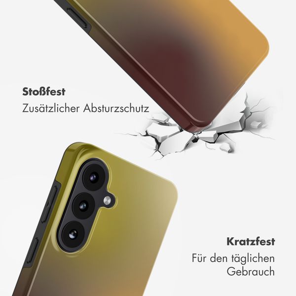 Selencia Vivid Back Cover Samsung Galaxy S26 - Gradient Olive Dust