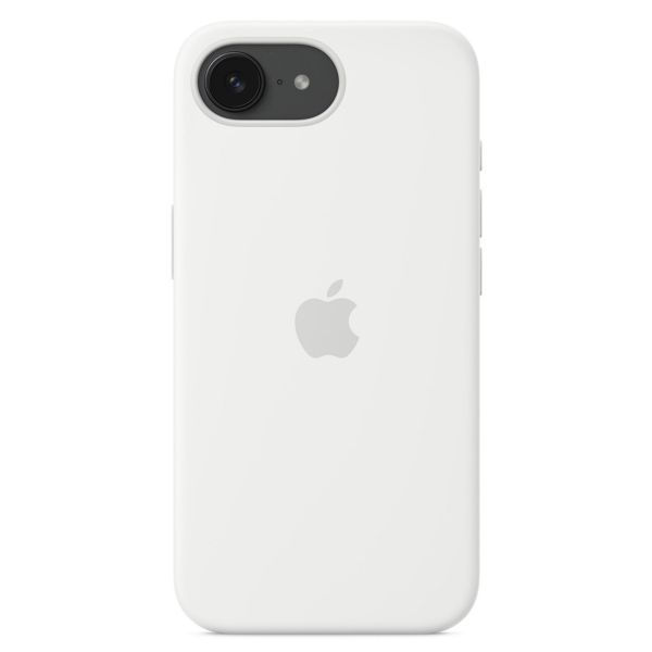 Apple Silikon-Case MagSafe iPhone 16e - White