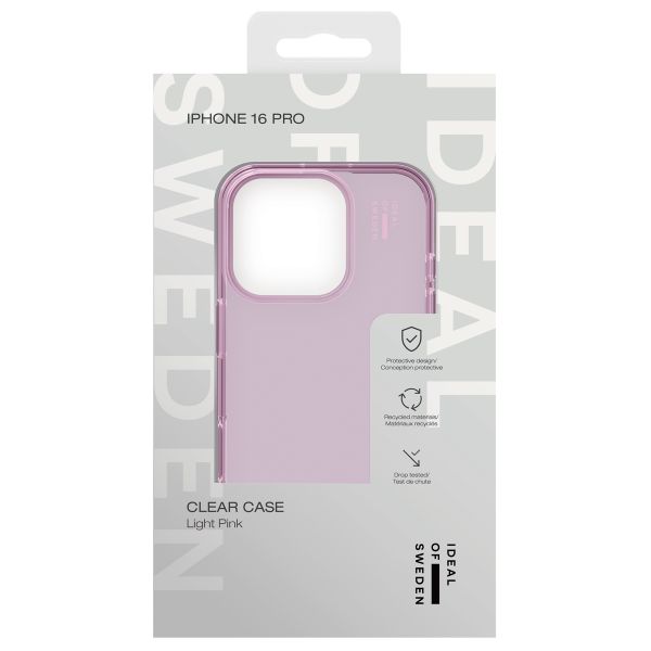 iDeal of Sweden Clear Case für das Apple iPhone 16 Pro - Light Pink