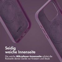 Accezz 2-in-1 Klapphülle aus Leder mit MagSafe Apple iPhone 15 Pro - Heath Purple