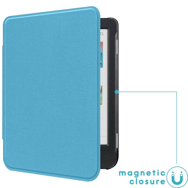 imoshion Slim Hard Case Klapphülle Kobo Clara Colour / BW - Hellblau