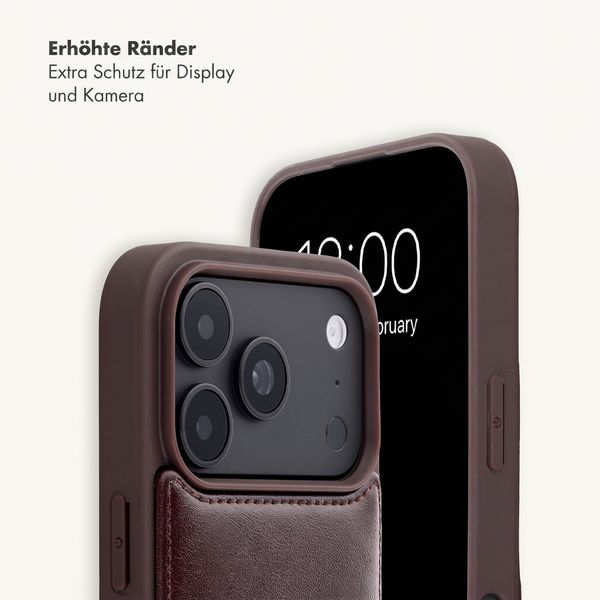 Selencia Nova HandyHülle mit Kordel und Kartenhalter Apple iPhone 18 Pro Max / 17 Pro Max - Checks