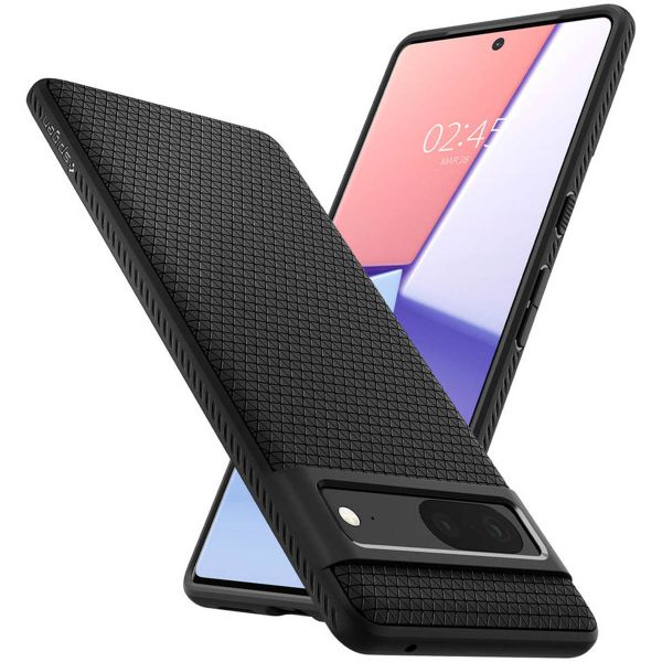 Spigen Liquid Air™ Backcover Google Pixel 7 - Schwarz