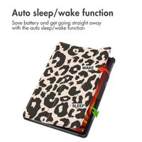 imoshion Design Trifold Klaphülle Lenovo Tab K11 Plus - Leopard