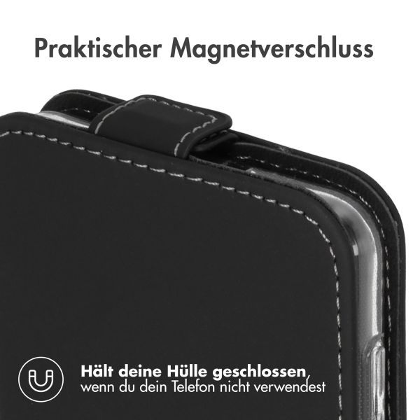 Accezz Flip Case Samsung Galaxy A12 - Schwarz