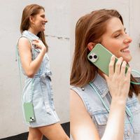 imoshion SilikonHülle mit Band Apple iPhone 16e - Grün