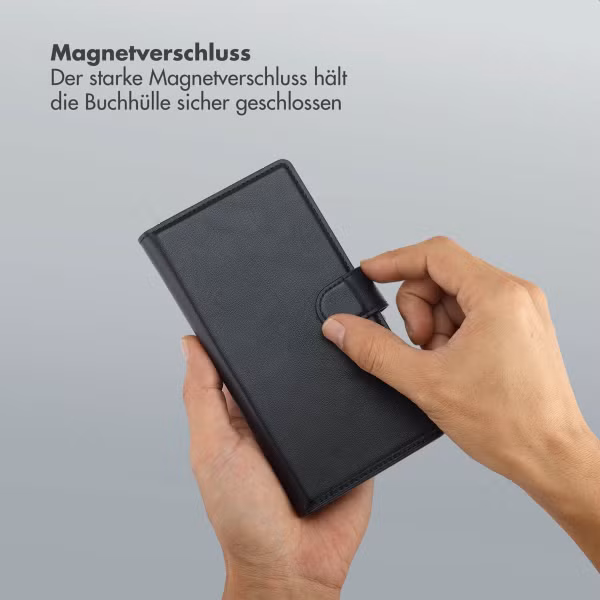 Selencia Olyn Abnehmbare Bookcase mit MagSafe Samsung Galaxy S24 Ultra - Schwarz
