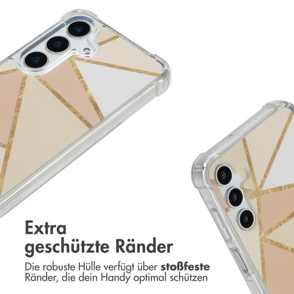 imoshion Design Hülle mit Band Samsung Galaxy A15 (5G) - Beige Graphic