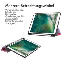 imoshion Design Trifold Klaphülle Apple iPad 6 (2018) 9.7 Zoll / iPad 5 (2017) 9.7 Zoll / Air 2 (2014)/Air 1 (2013) - Dusty Rose Blossom