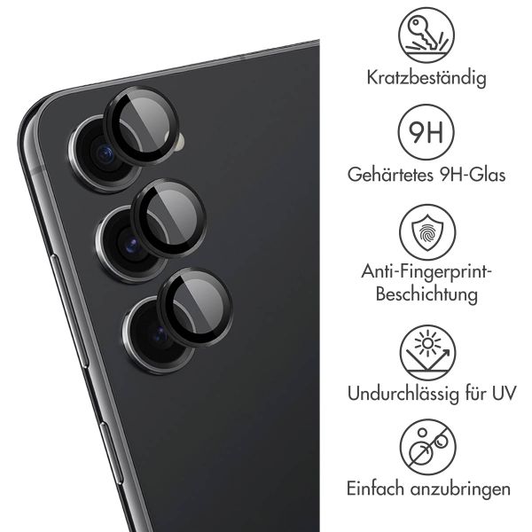 imoshion 2er-Pack Objektivschutz für Kamera für das Samsung Galaxy S24 Plus - Schwarz