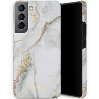 Selencia Maya Fashion Backcover für das Samsung Galaxy S22 Plus - Marble Stone