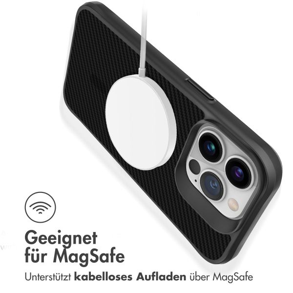 imoshion Rugged Hybrid Carbon Case mit MagSafe Apple iPhone 13 Pro - Schwarz