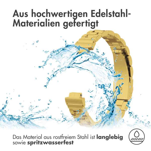 imoshion Edelstahlarmband für das Fitbit Inspire 2 / HR / ACE2 / ACE3 - Gold