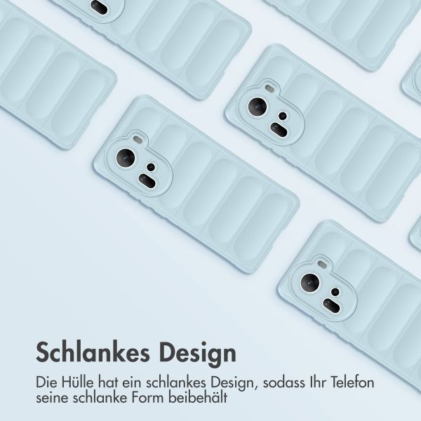 imoshion EasyGrip Back Cover für das Oppo Reno 11 - Hellblau