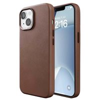 Woodcessories Bio Leather Case MagSafe Apple iPhone 15 - Braun