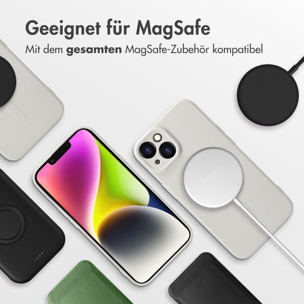 imoshion Color Back Cover mit MagSafe Apple iPhone 14 - Beige