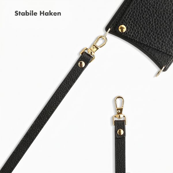 Selencia Crossbody-Handykette - Schwarz