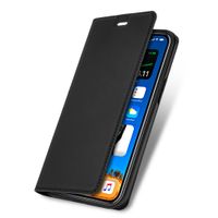 imoshion Slim Folio Klapphülle Apple iPhone 12 (Pro) - Schwarz