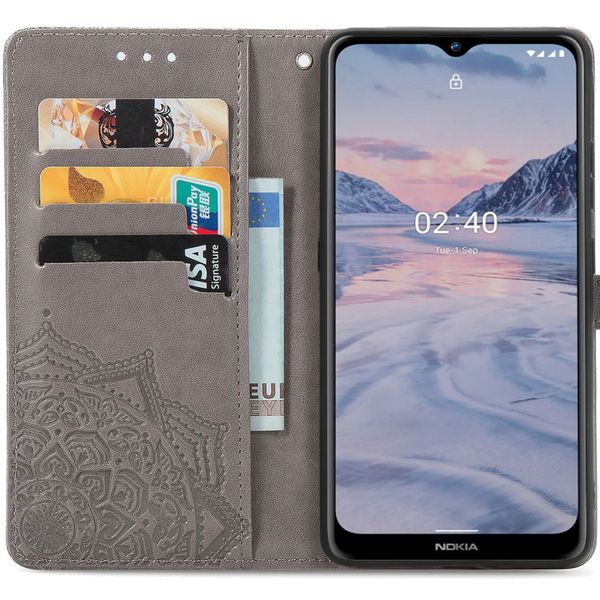 imoshion Mandala Klapphülle Nokia 2.4 - Grau