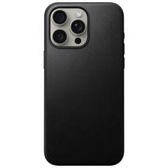 Nomad Modern Leather Case für das iPhone 15 Pro Max - Schwarz