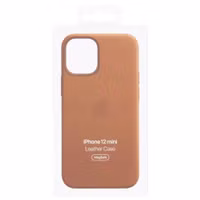 Apple Leder-Case MagSafe für das Apple iPhone 12 Mini - Saddle Brown