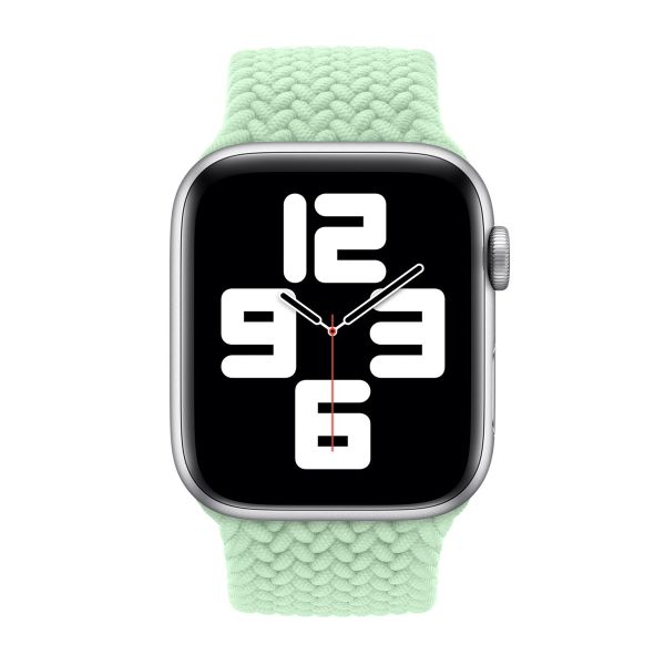 Apple Geflochtenes Solo Loop für das  Apple Watch | 44/45/46/49 mm - Größe 9 - Pistachio