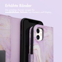 imoshion Design Klapphülle Apple iPhone 11 - Purple Marble