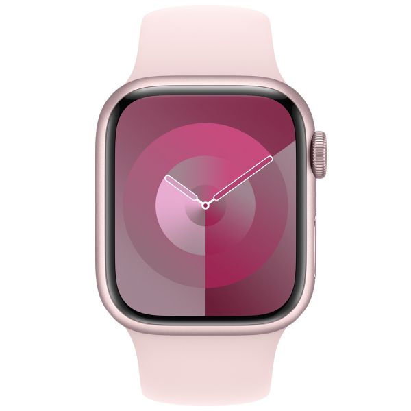 Apple Sport Band für die Apple Watch Series 1 bis 9 / SE (38/40/41 mm) | Series 10 (42 mm) - Größe S/M - Light Pink