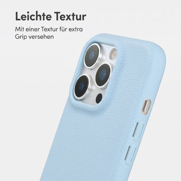 imoshion Texture Backcover Apple iPhone 14 Pro - Hellblau