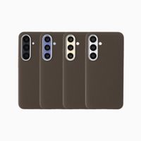 Accezz Mesh Backcover mit MagSafe Samsung Galaxy S25 / S24 - Braun