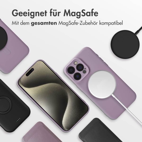 imoshion Color Back Cover mit MagSafe für das iPhone 15 Pro Max - Violett