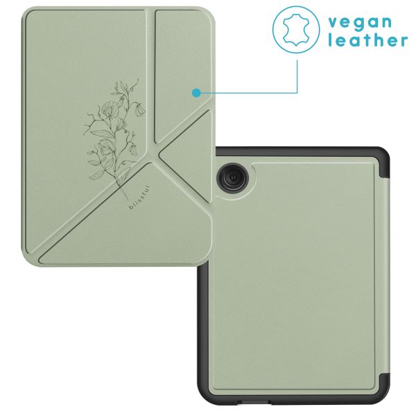 imoshion Design Klappbare Klapphülle Kobo Clara Colour / BW - Floral Green