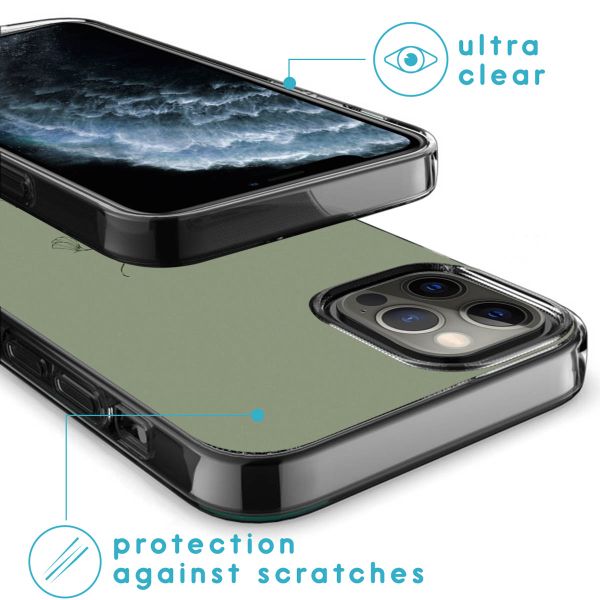 imoshion Design Hülle Apple iPhone 12 (Pro) - Floral Green