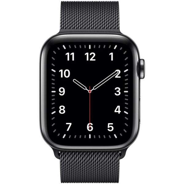 Apple Mailänder Fitness-Armband für die Apple Watch Series 1-10 / SE / Ultra (2) - 42/44/45/46/49 mm - Space Black