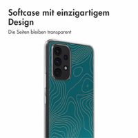 imoshion Design Hülle Samsung Galaxy A53 - Topo Turquoise