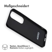 Accezz Color TPU Hülle für das Samsung Galaxy S25 - Schwarz