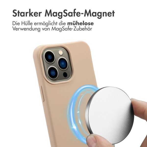 imoshion Color Backcover mit abnehmbarem Handykette und MagSafe Apple iPhone 13 Pro - Nude